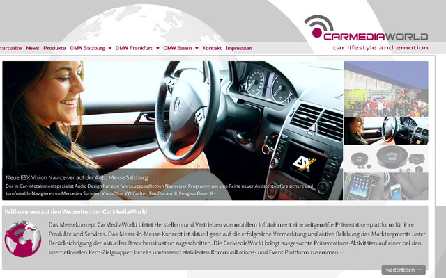 CarMediaWorld Salzburg（Webサイト）
