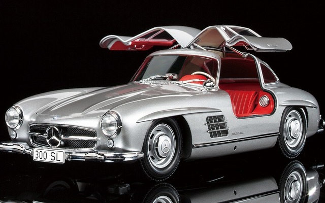 1954 Mercedes 300 SL Gullwing Red 1/24 Diecast Model Car by
