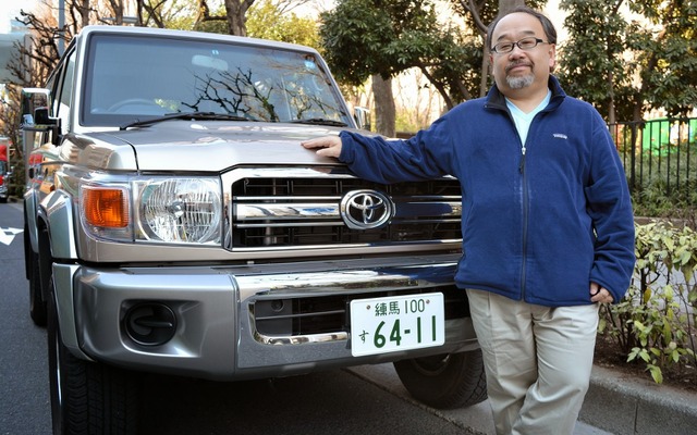 トヨタ ランドクルーザー70 と高山正寛氏