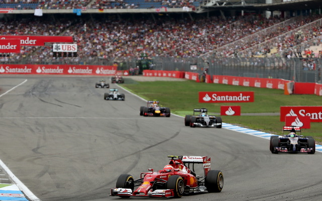 ホッケンハイムリンクでのF1ドイツGP