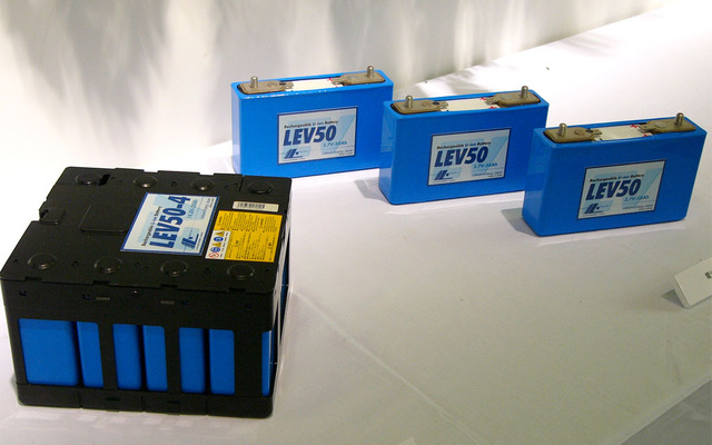 三菱i-MiEVに搭載される電池モジュール