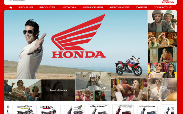 ホンダモーターサイクルアンドスクーターインディア（Ｗｅｂサイト）