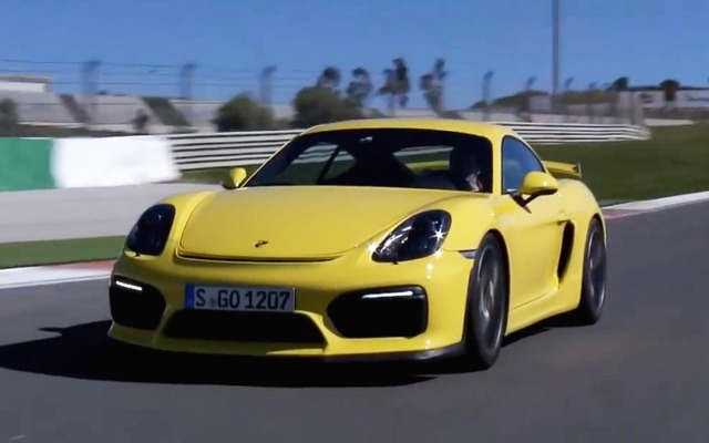 ポルシェ ケイマン GT4（動画キャプチャ）