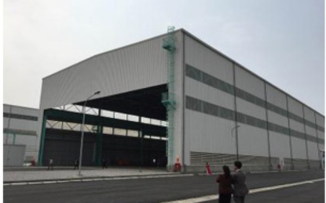 IHIインフラストラクチャーアジアがベトナムに新設した鉄構工場棟