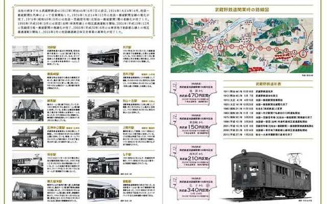 4月12日から発売される池袋線100周年の記念切符。画像はセット券で、硬券乗車券4枚と台紙が付く。