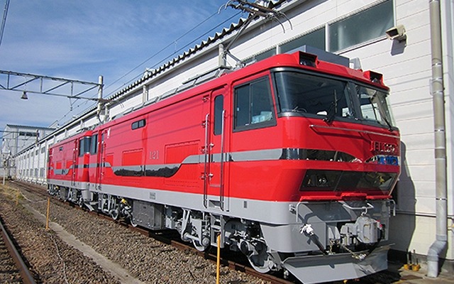 名鉄の新型電気機関車「EL120形」。4月25日にEL120形を含む新旧電気機関車の撮影会イベントが行われる。