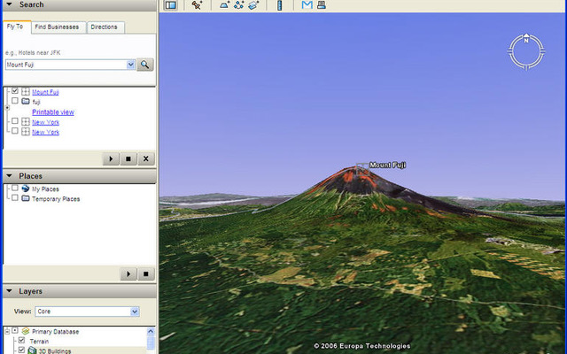 「Google Earth 4」ベータ版公開…衛星写真の情報量が4倍