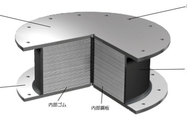 積層ゴムの構造（資料画像）