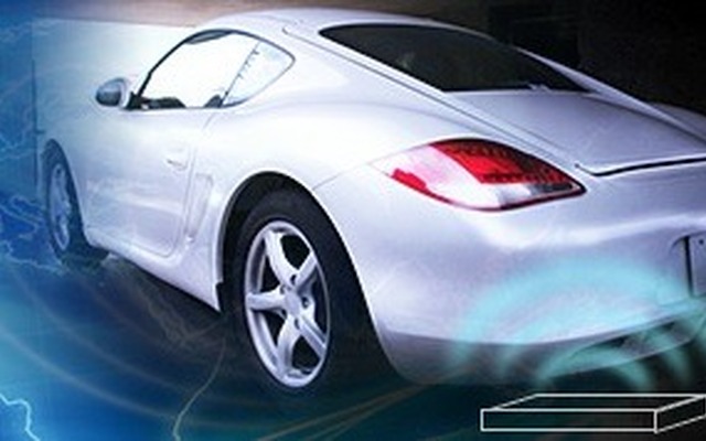 WPTシステムによる電気自動車の充電イメージ