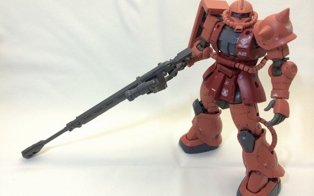 HG 1/144 MS-06S シャア専用ザクII 対艦ライフル