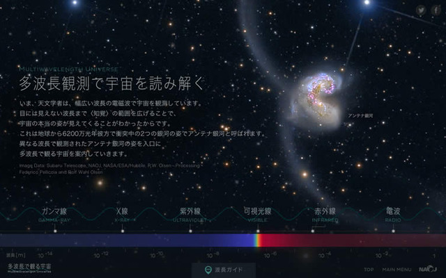 特設サイト「多波長で観る宇宙」
