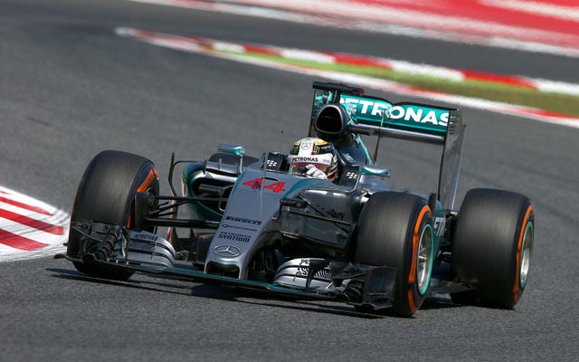 スペインGPで初日トップのルイス・ハミルトン