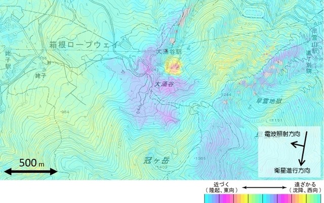 箱根山の火山活動に関する情報（国土地理院）