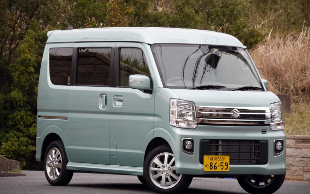 試乗車のエブリイワゴン PZターボスペシャル