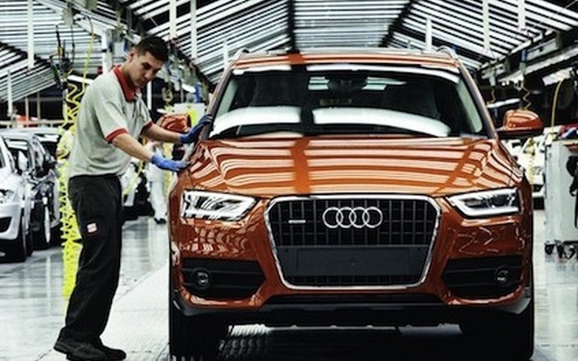 セアトのスペイン工場で生産されるアウディQ3