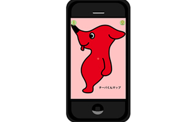 チーバくんマップ、インクリメントPが公開…千葉県ゆるキャラとコラボ
