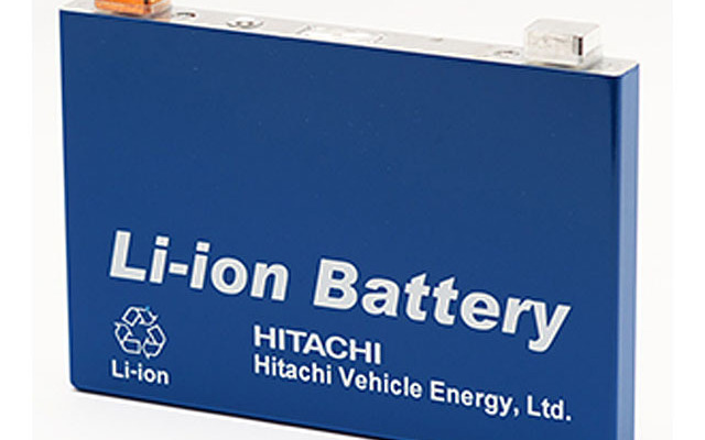 角形リチウムイオン電池セル