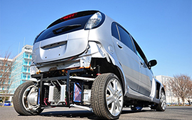ワイヤレスインホイールモータ搭載車