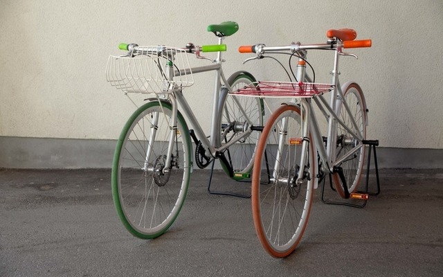 北欧デザインのバスケットが魅力、スマート自転車「velosophy」