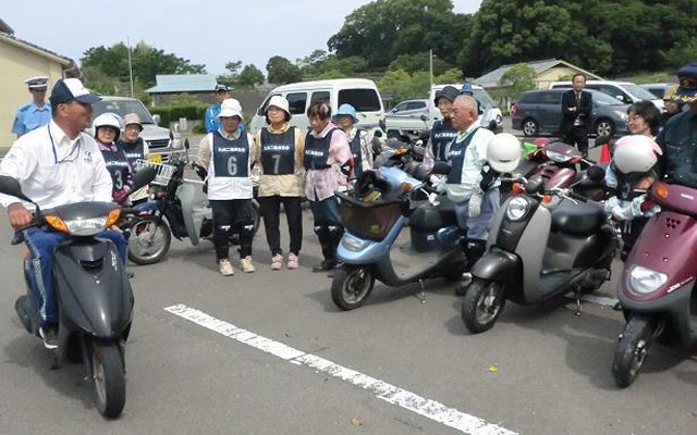 2014年5月に開催されたグッドライダーミーティング鹿児島の高齢者講習