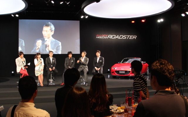 「Be a driver. Celebration」では、多くのファンが新型ロードスター誕生のお祝いに駆けつけた。