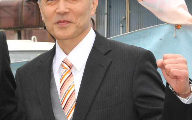 現役オートレーサー初の政治家。梅内幹雄船橋市議。