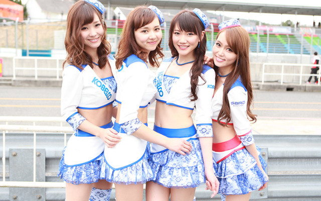 スーパーGT『2015 KOBELCO GIRLS』西村いちか・瀬野ユリエ・森園れん・水瀬きい