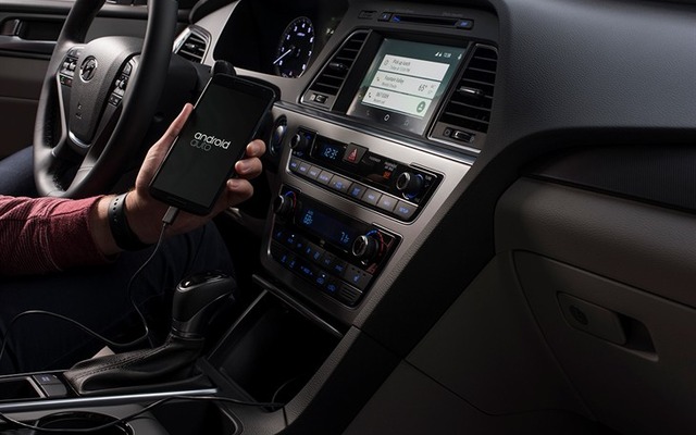 米国向けヒュンダイソナタに搭載されたアンドロイド・オート（Android Auto）