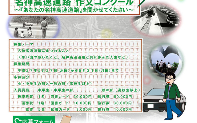作文コンクール「あなたの名神高速道路」