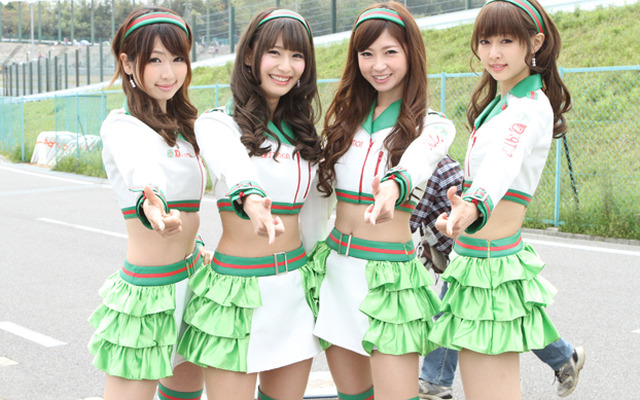 スーパーフォーミュラ『D'station 2015 フレッシュエンジェルズ』林沙久羅・佐崎愛里・日野礼香・清瀬まち