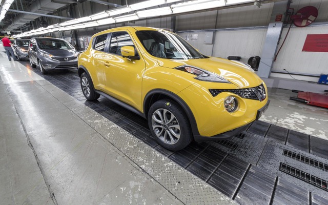 日産の英国サンダーランド工場で生産が開始された改良新型ジューク