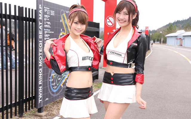 スーパー耐久シリーズ2015『TRACY SPORTSレースクイーン・ADVAN GAL』竹間瑠莉・阿久津真央