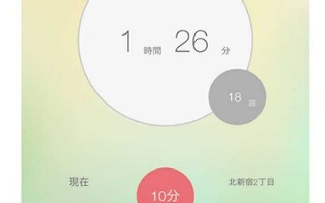 スマホの利用を自動記録