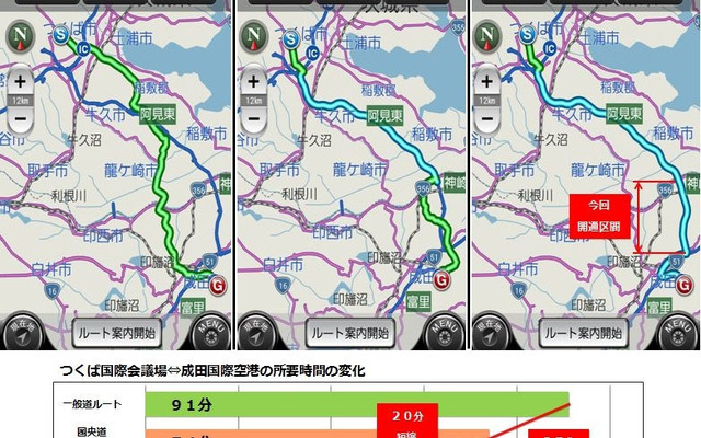 つくば国際会議場→成田空港第2ターミナルのルート検索結果