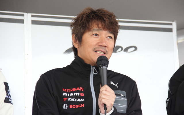 2015年4月「モータースポーツ2015 フェスティバル イン お台場」トークショーに登場した近藤真彦氏（参考画像）：《撮影 吉田 知弘》レスポンス