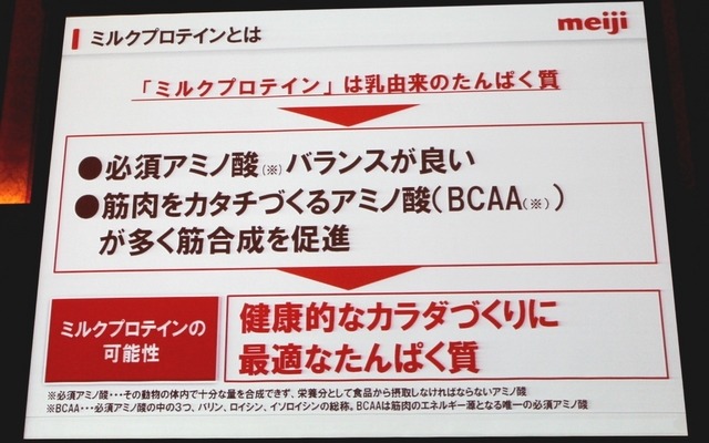 乳由来のたんぱく質「ミルクプロテイン」について
