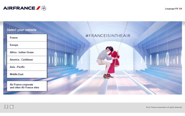 エールフランス公式サイト