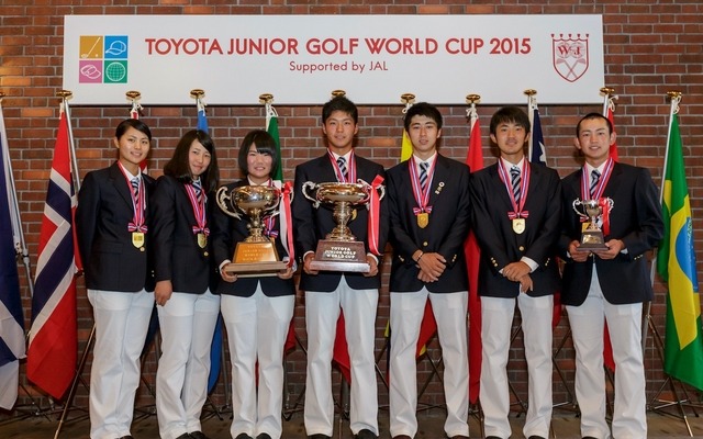 【ゴルフ】トヨタジュニアゴルフワールドカップ2015、日本が男女ともに団体・個人優勝