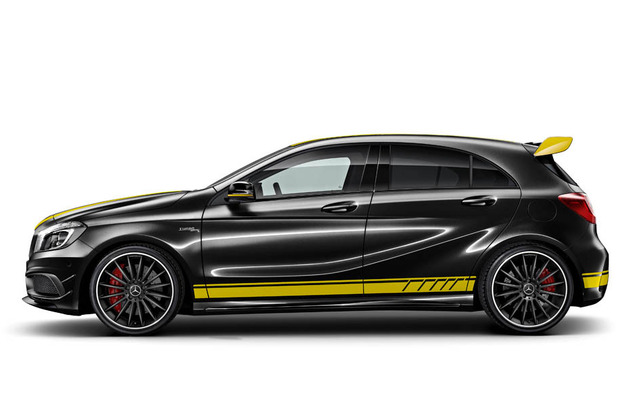 メルセデス AMG A45 4マチック イエロー カラーライン