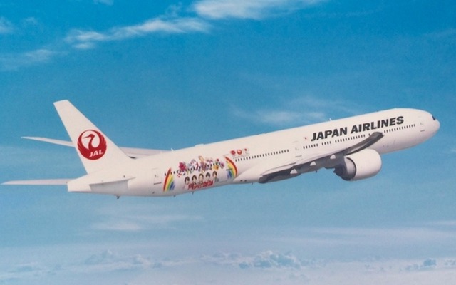 嵐・大野智デザインのボーイングが空を飛ぶ！…JAL Fly to 2020 特別塗装機お披露目会