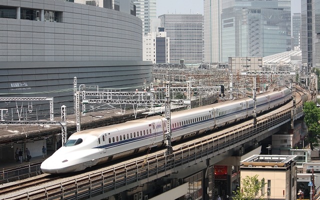 JR東海が保有するN700系の改造工事が完了。8月に「完遂式」が行われる。写真はN700系の改造車。