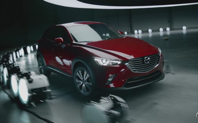 マツダCX-3の英国CM（動画キャプチャ）