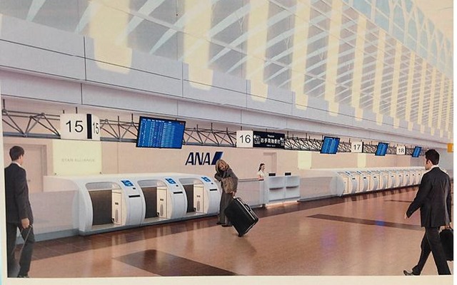自動手荷物預け機「ANA Baggage Dropサービス」（イメージ