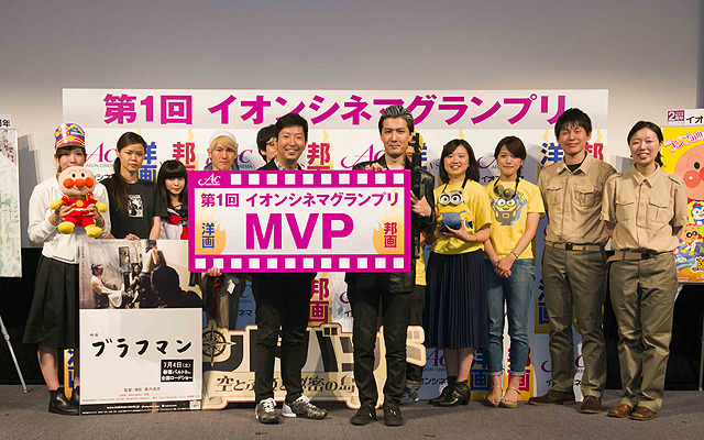 「第1回イオンシネマグランプリ」（東京・汐留、7月2日）に審査員として参加した有村昆