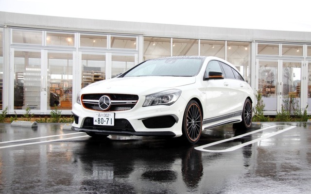 メルセデスAMG CLA45 4MATICシューティングブレークオレンジアートエディション