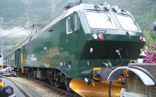 フィヨルド観光にはフロム鉄道---ノルウェー