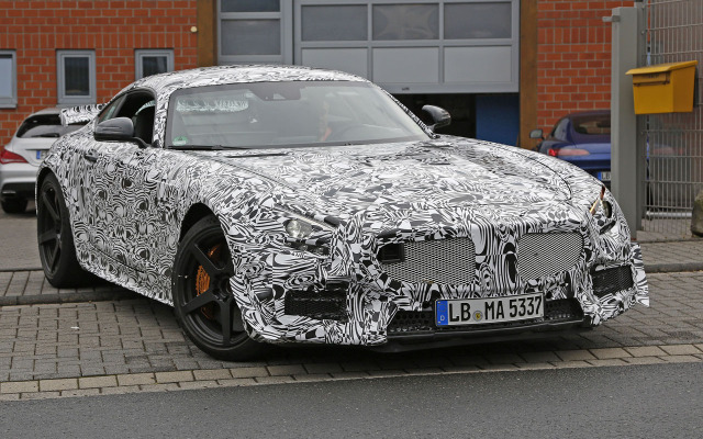 メルセデス AMG GT3 プロトタイプ スクープ写真