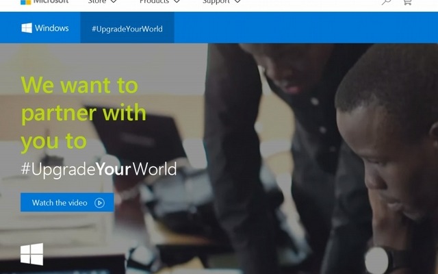 「UpgradeYourWorld」サイト