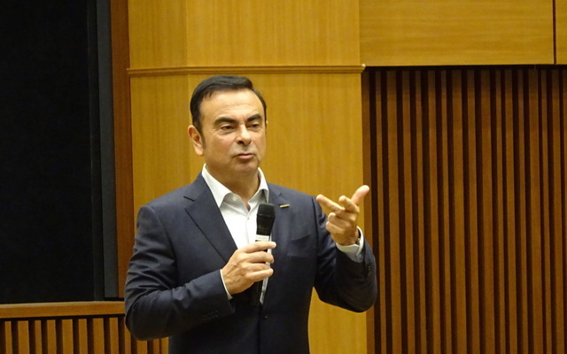 日産自動車のカルロス・ゴーン社長