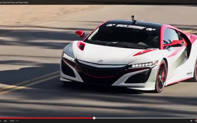 ホンダ NSX 新型のパイクスピーク公式ペースカー